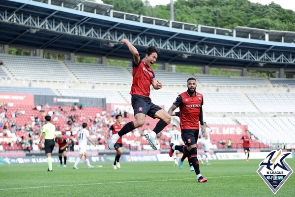 부천 김포 안재준 득점 ⓒ 한국프로축구연맹 제공